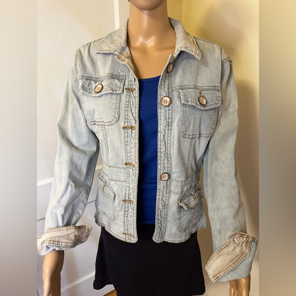 Faded Glory Women Jean Jacket - Picture 4 of 12